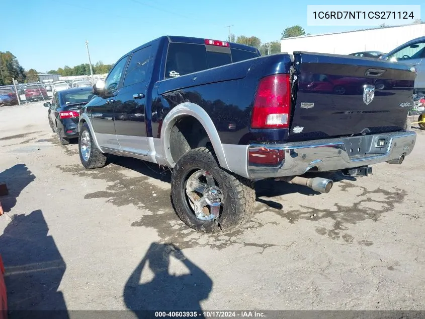 2012 Ram 1500 Laramie VIN: 1C6RD7NT1CS271124 Lot: 40603935