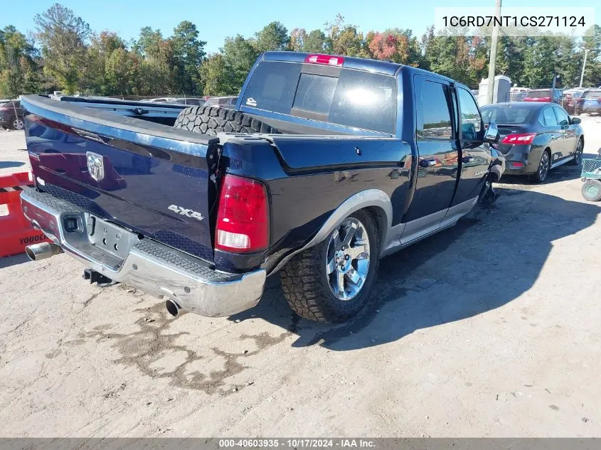 2012 Ram 1500 Laramie VIN: 1C6RD7NT1CS271124 Lot: 40603935