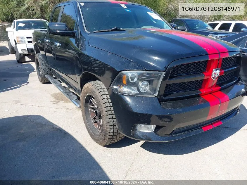 2012 Ram 1500 Slt VIN: 1C6RD7GT2CS146971 Lot: 40604156