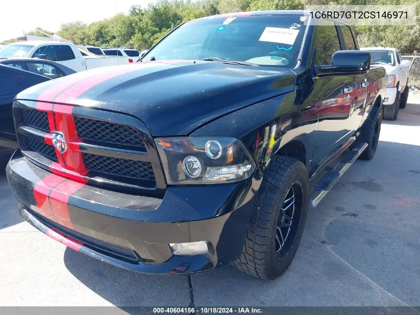 2012 Ram 1500 Slt VIN: 1C6RD7GT2CS146971 Lot: 40604156