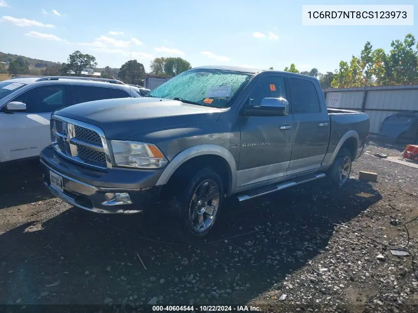 2012 Ram 1500 Laramie VIN: 1C6RD7NT8CS123973 Lot: 40604544