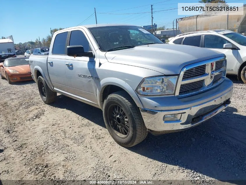 2012 Ram 1500 Slt VIN: 1C6RD7LT5CS218851 Lot: 40608012