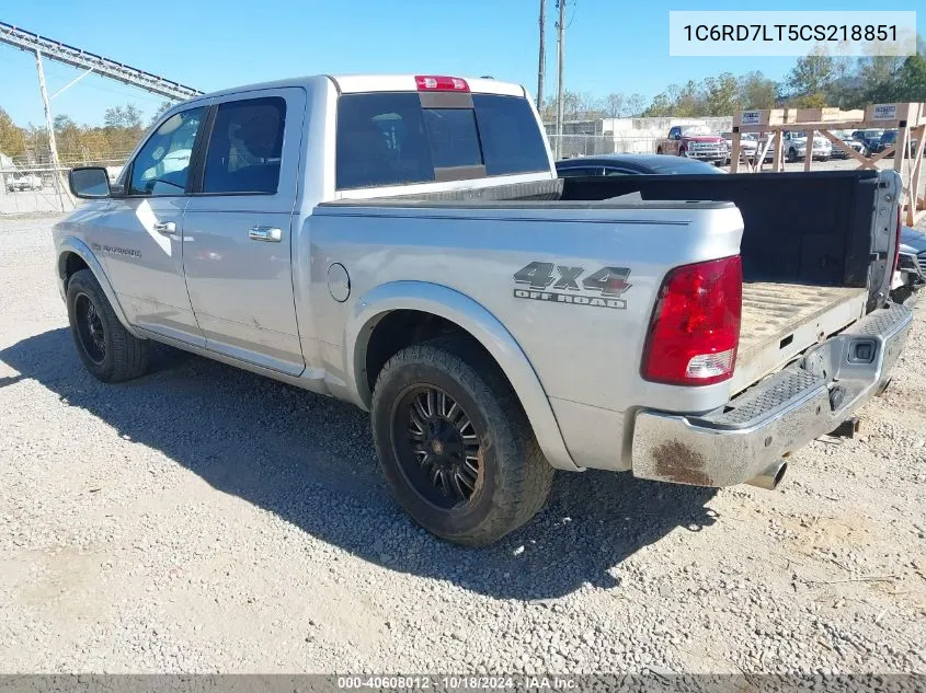 2012 Ram 1500 Slt VIN: 1C6RD7LT5CS218851 Lot: 40608012