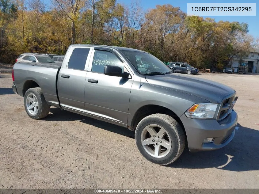 2012 Ram 1500 St VIN: 1C6RD7FT2CS342295 Lot: 40609470