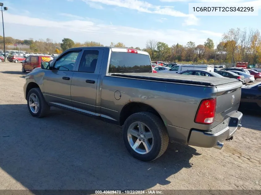 2012 Ram 1500 St VIN: 1C6RD7FT2CS342295 Lot: 40609470