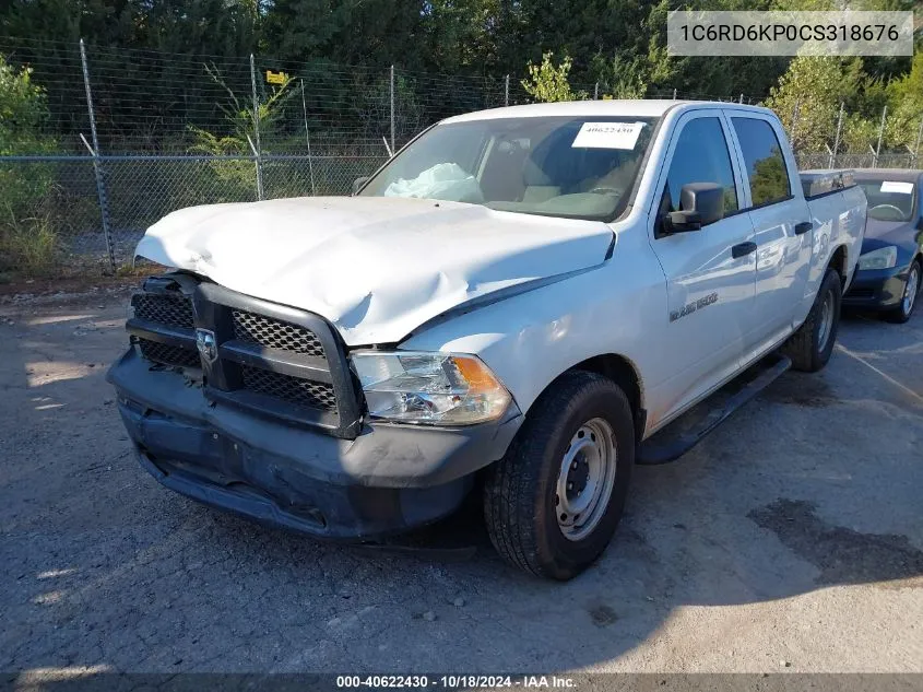 2012 Ram 1500 St VIN: 1C6RD6KP0CS318676 Lot: 40622430