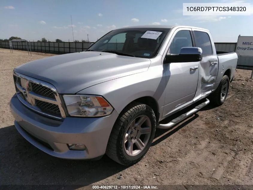 2012 Ram 1500 Laramie Longhorn/Limited Edition VIN: 1C6RD7PT7CS348320 Lot: 40629712