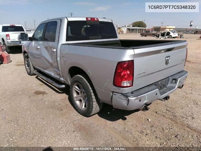 2012 Ram 1500 Laramie Longhorn/Limited Edition VIN: 1C6RD7PT7CS348320 Lot: 40629712