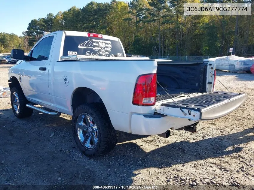 2012 Ram 1500 St VIN: 3C6JD6AT9CG277774 Lot: 40639917