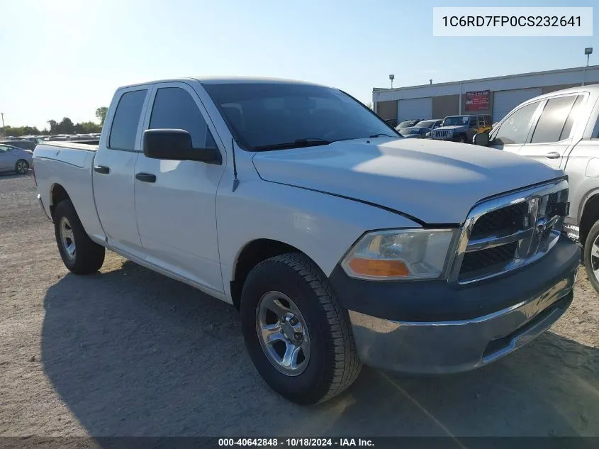 2012 Ram 1500 St VIN: 1C6RD7FP0CS232641 Lot: 40642848