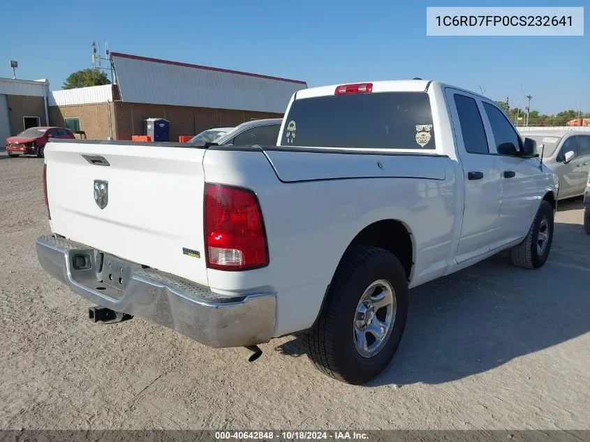 2012 Ram 1500 St VIN: 1C6RD7FP0CS232641 Lot: 40642848