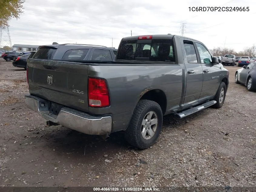 2012 Ram 1500 Slt VIN: 1C6RD7GP2CS249665 Lot: 40661826