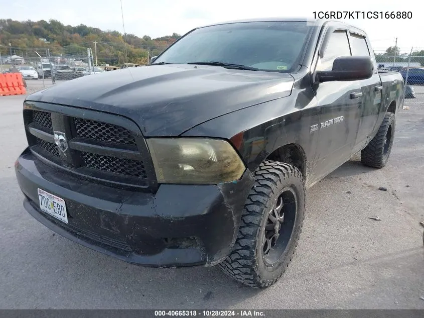 2012 Ram 1500 St VIN: 1C6RD7KT1CS166880 Lot: 40665318