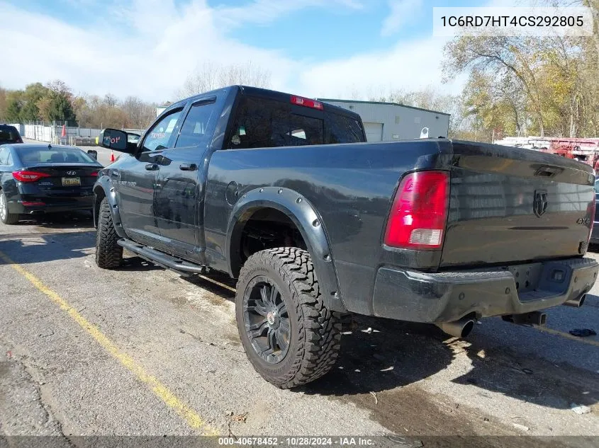 2012 Ram 1500 Sport VIN: 1C6RD7HT4CS292805 Lot: 40678452