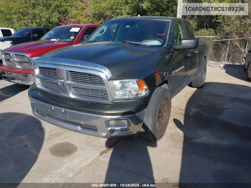 2012 Ram 1500 Slt VIN: 1C6RD6GT8CS189236 Lot: 40691409