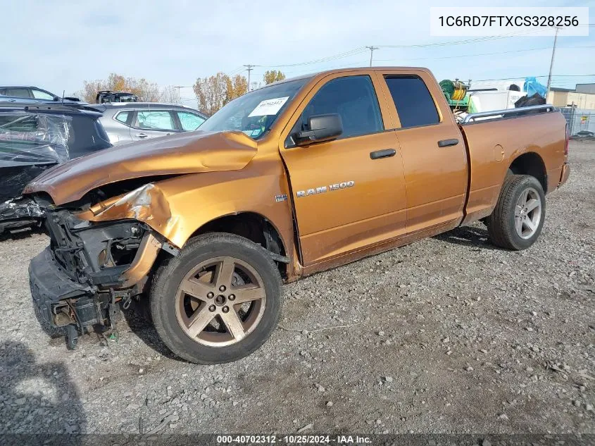 2012 Ram 1500 St VIN: 1C6RD7FTXCS328256 Lot: 40702312