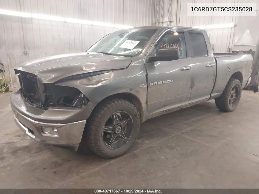 1C6RD7GT5CS235028 2012 Ram 1500 Slt