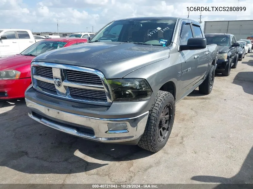 2012 Ram 1500 Slt VIN: 1C6RD6LTXCS280899 Lot: 40721043