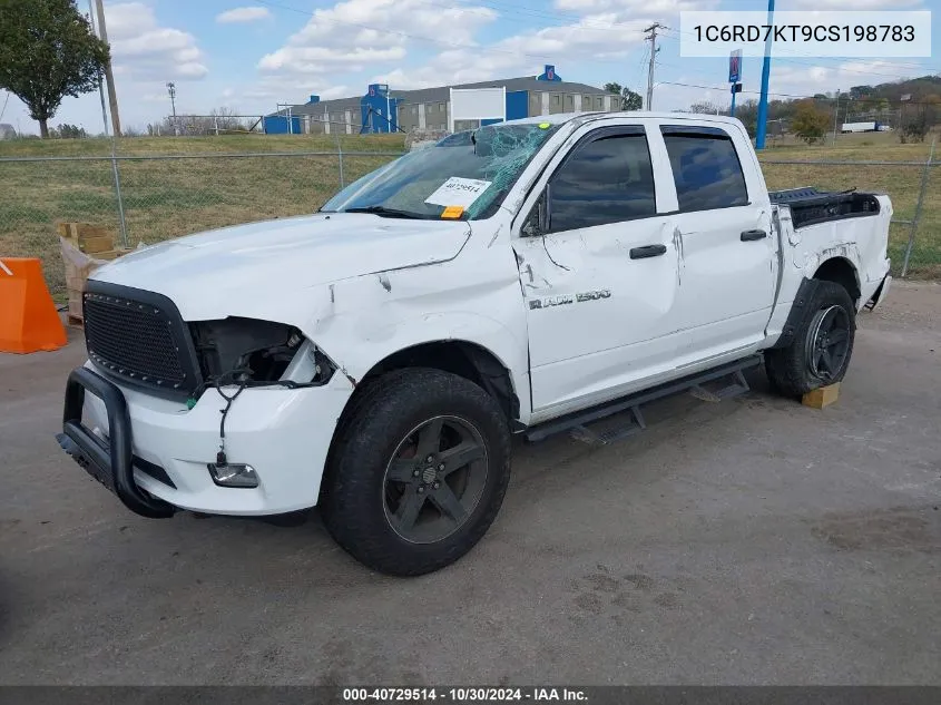 2012 Ram 1500 St VIN: 1C6RD7KT9CS198783 Lot: 40729514