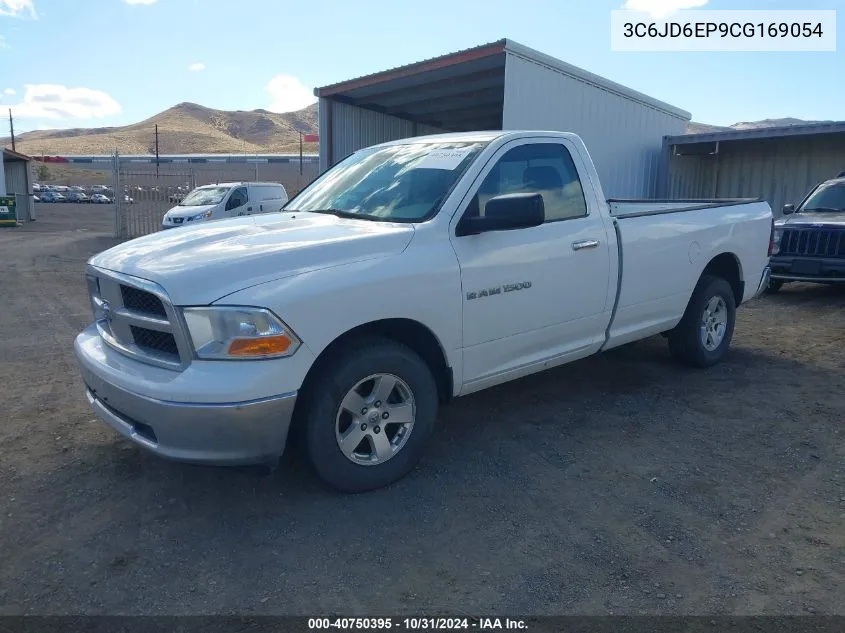 2012 Ram 1500 Slt VIN: 3C6JD6EP9CG169054 Lot: 40750395