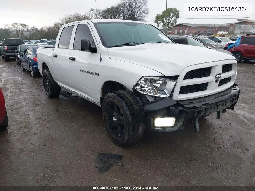 2012 Ram 1500 St VIN: 1C6RD7KT8CS164334 Lot: 40787102