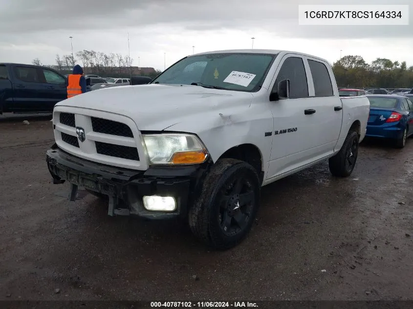 2012 Ram 1500 St VIN: 1C6RD7KT8CS164334 Lot: 40787102