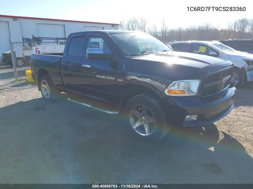 2012 Ram 1500 St VIN: 1C6RD7FT9CS283360 Lot: 40806783