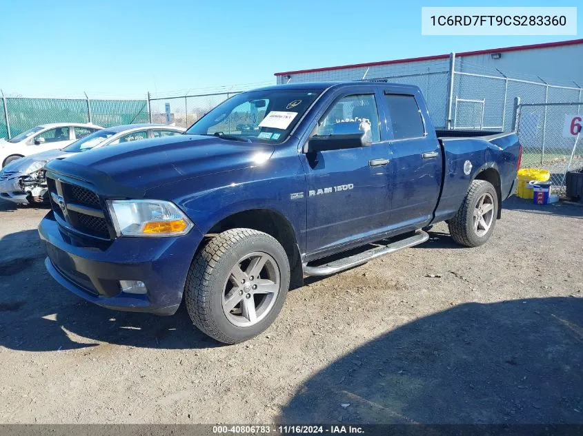 2012 Ram 1500 St VIN: 1C6RD7FT9CS283360 Lot: 40806783