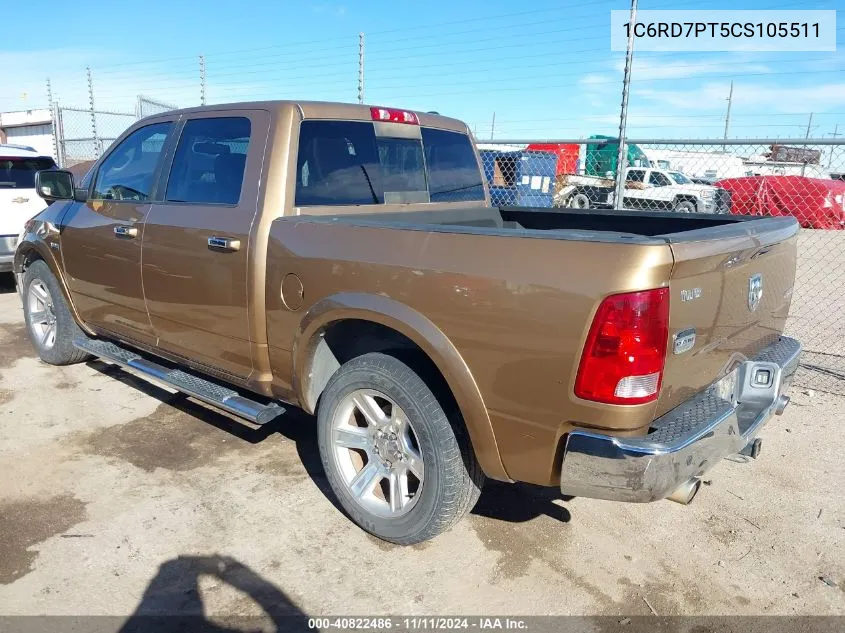 1C6RD7PT5CS105511 2012 Ram 1500 Laramie Longhorn/Limited Edition