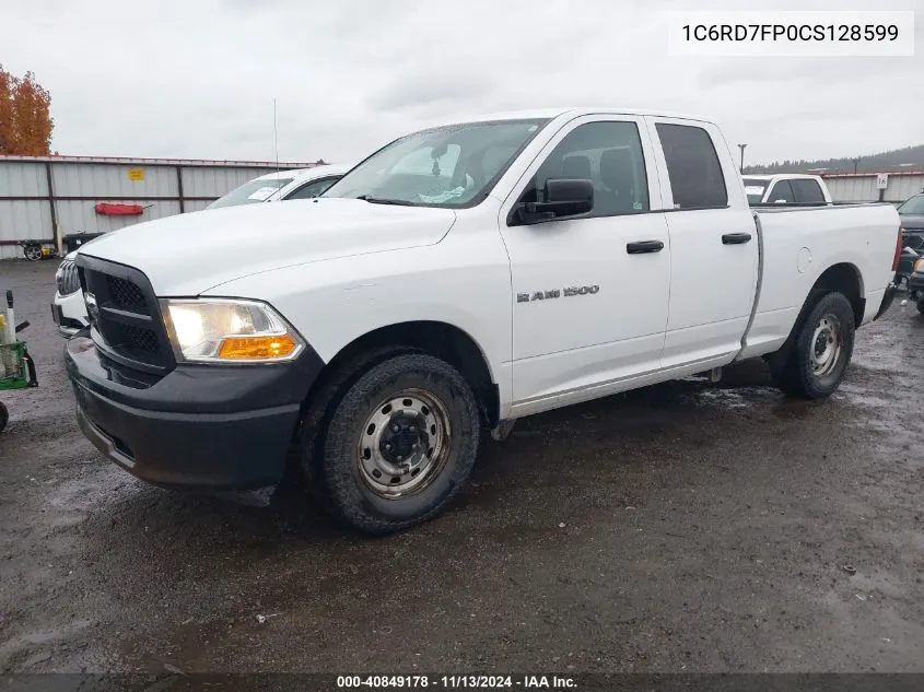 2012 Ram 1500 St VIN: 1C6RD7FP0CS128599 Lot: 40849178