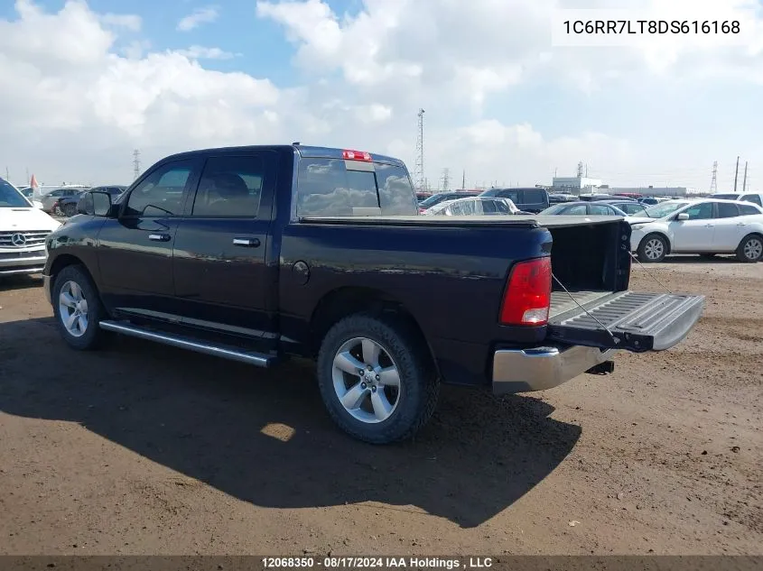 2013 Ram 1500 Slt VIN: 1C6RR7LT8DS616168 Lot: 12068350