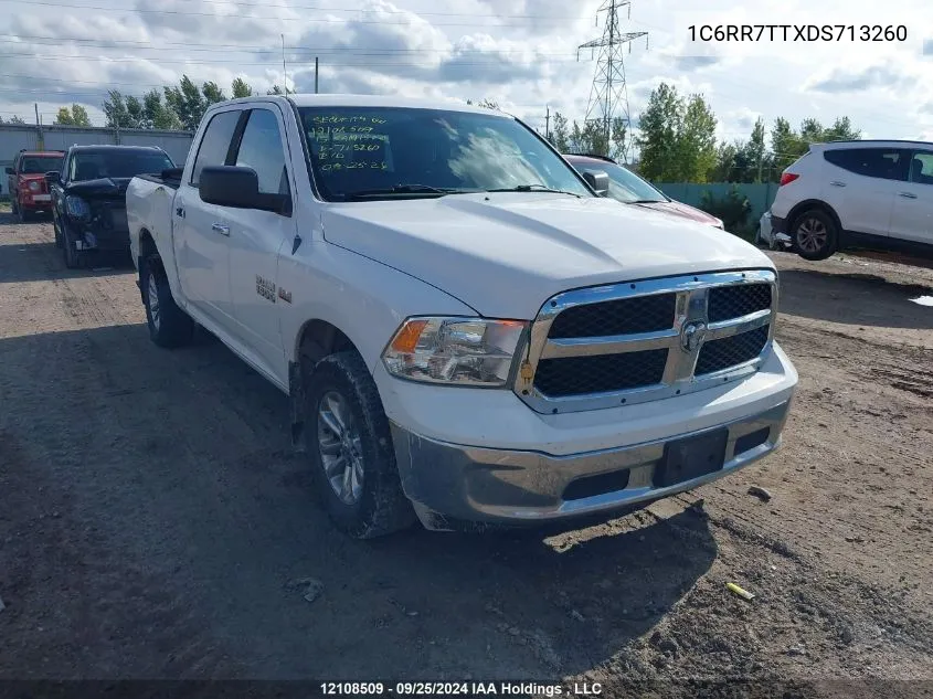 2013 Ram 1500 Slt VIN: 1C6RR7TTXDS713260 Lot: 12108509