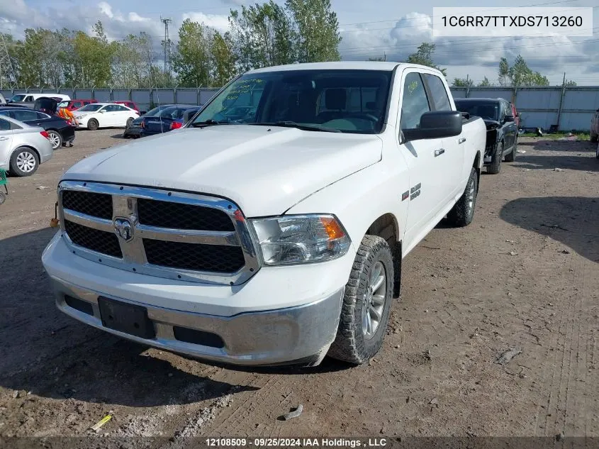 2013 Ram 1500 Slt VIN: 1C6RR7TTXDS713260 Lot: 12108509