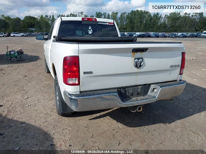 2013 Ram 1500 Slt VIN: 1C6RR7TTXDS713260 Lot: 12108509