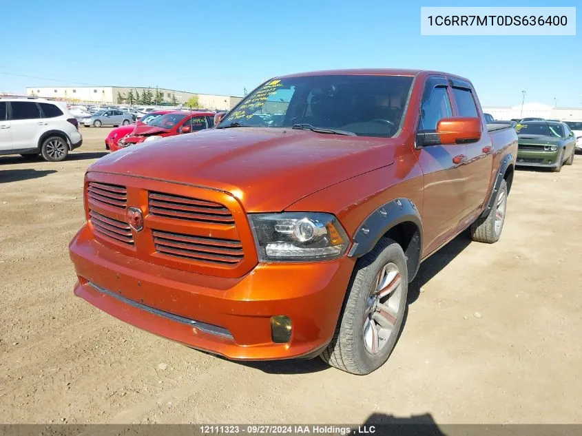 2013 Ram 1500 Sport VIN: 1C6RR7MT0DS636400 Lot: 12111323