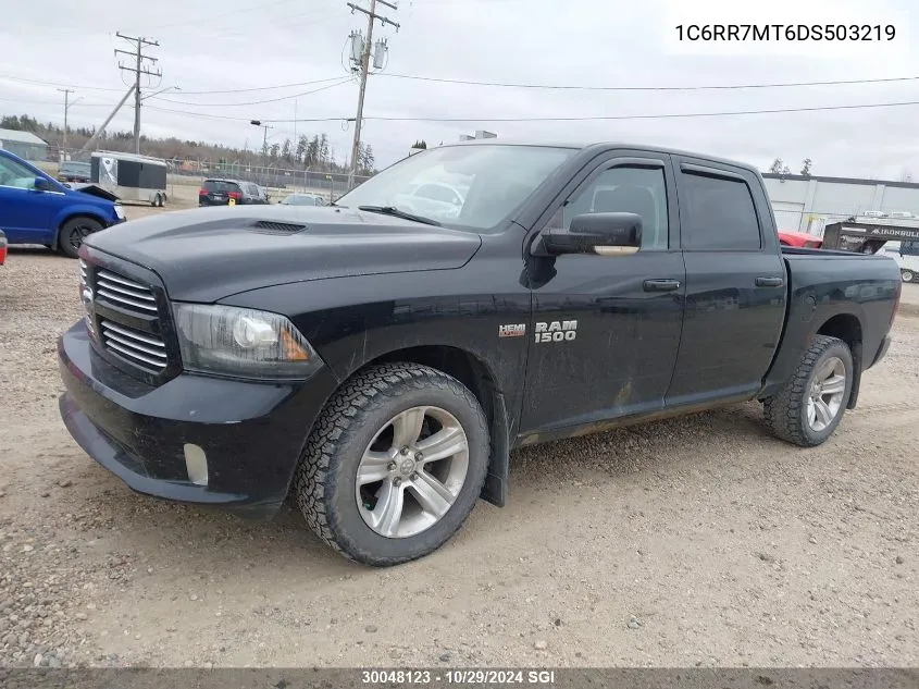 2013 Ram 1500 Sport VIN: 1C6RR7MT6DS503219 Lot: 30048123