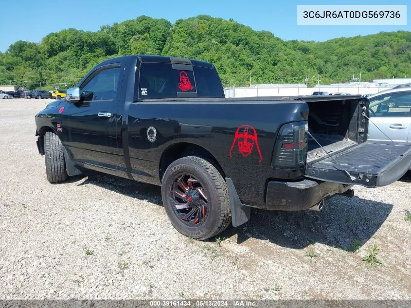 2013 Ram 1500 Tradesman/Express VIN: 3C6JR6AT0DG569736 Lot: 39161434