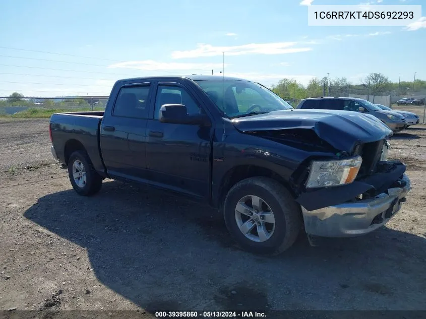 2013 Ram 1500 Tradesman VIN: 1C6RR7KT4DS692293 Lot: 39395860