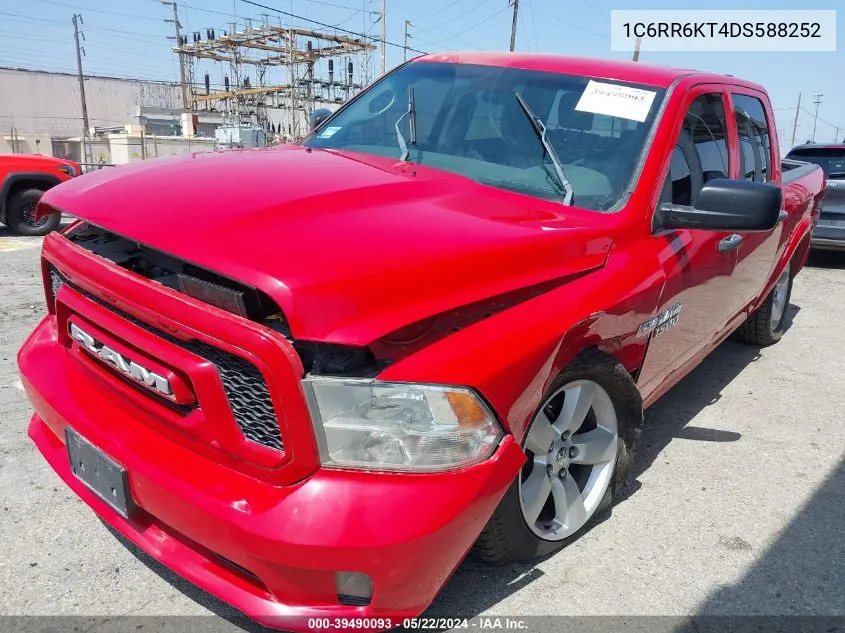 2013 Ram 1500 Express VIN: 1C6RR6KT4DS588252 Lot: 39490093