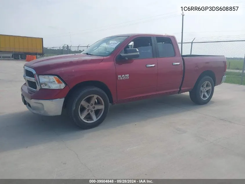 2013 Ram 1500 Slt VIN: 1C6RR6GP3DS608857 Lot: 39504848