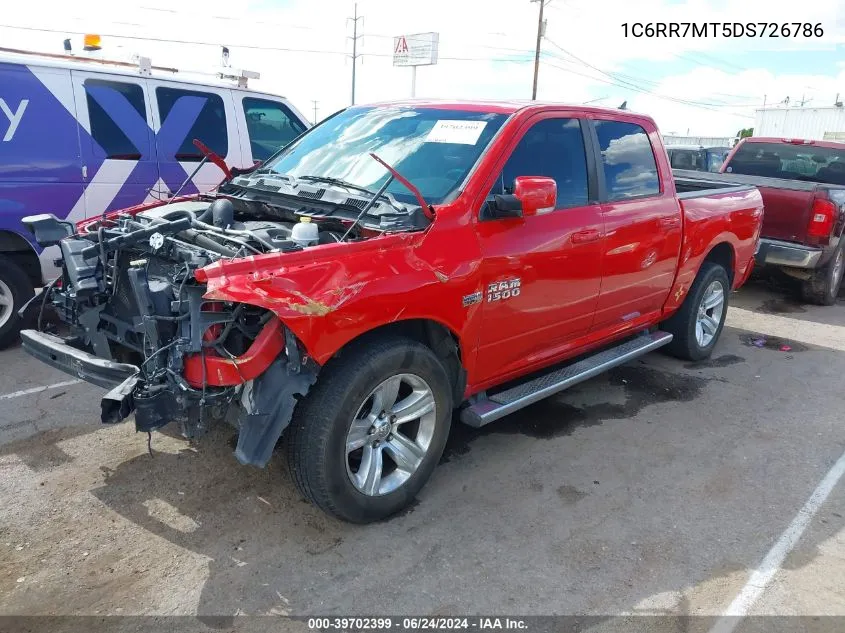 2013 Ram 1500 Sport VIN: 1C6RR7MT5DS726786 Lot: 39702399