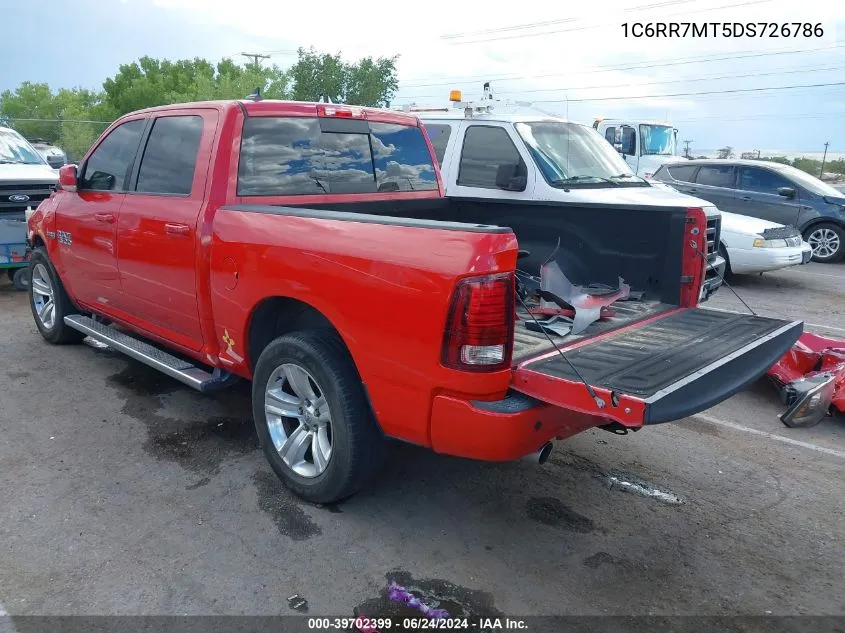 1C6RR7MT5DS726786 2013 Ram 1500 Sport