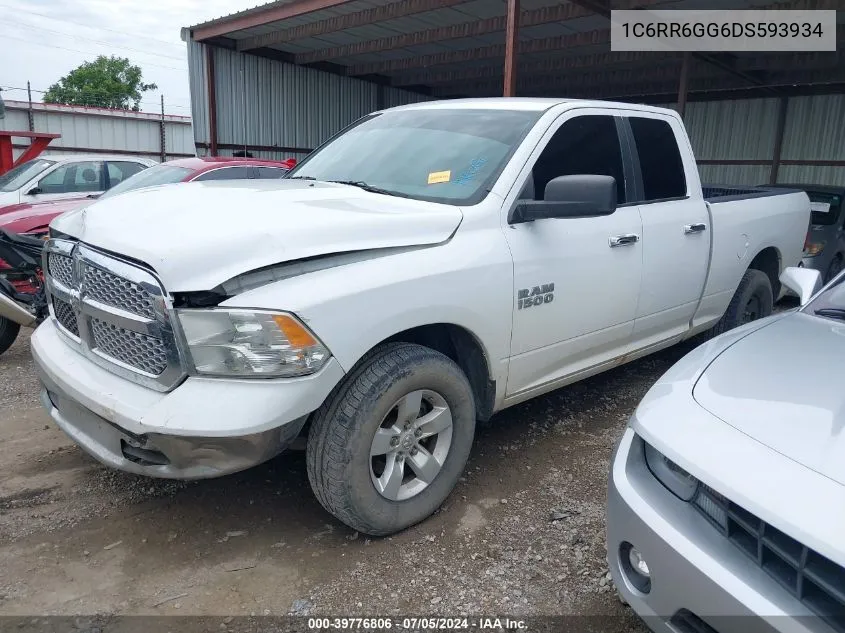 2013 Ram 1500 Slt VIN: 1C6RR6GG6DS593934 Lot: 39776806