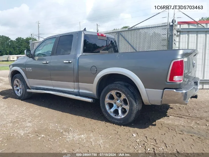 2013 Ram 1500 Laramie VIN: 1C6RR7JT3DS703463 Lot: 39841750