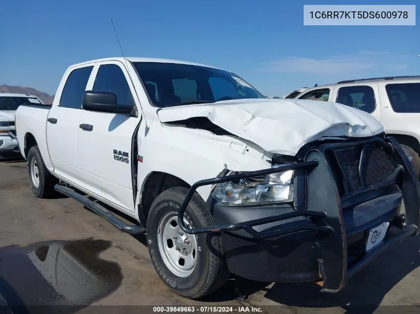 1C6RR7KT5DS600978 2013 Ram 1500 Tradesman