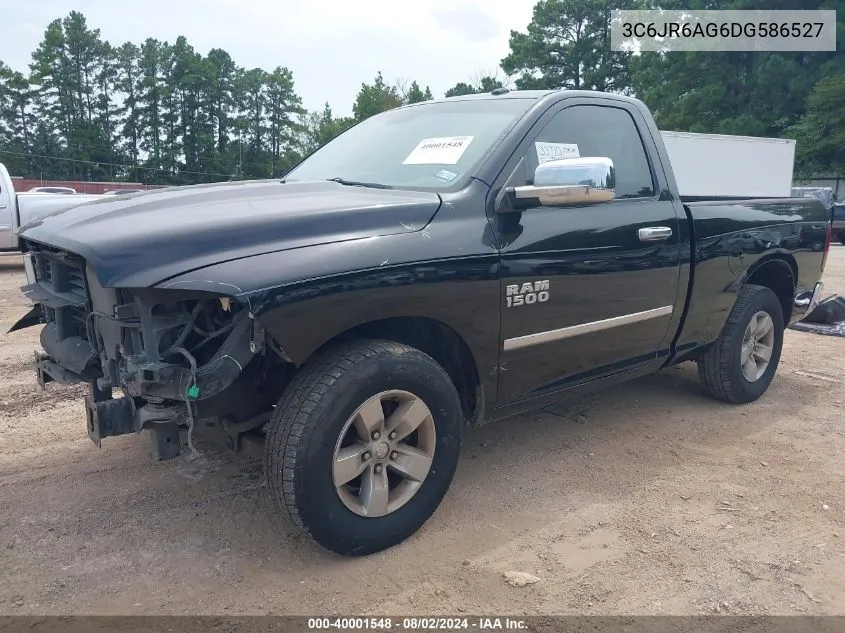 2013 Ram 1500 Tradesman VIN: 3C6JR6AG6DG586527 Lot: 40001548