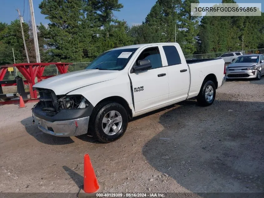 2013 Ram 1500 Tradesman VIN: 1C6RR6FG0DS696865 Lot: 40129309