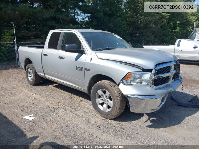 2013 Ram 1500 Slt VIN: 1C6RR7GT2DS610392 Lot: 40151312