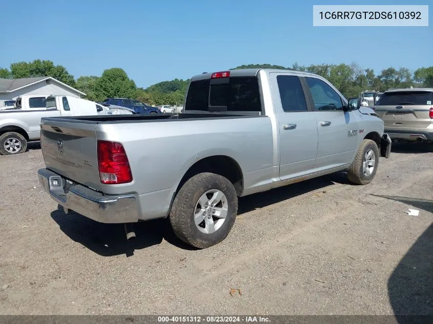 2013 Ram 1500 Slt VIN: 1C6RR7GT2DS610392 Lot: 40151312