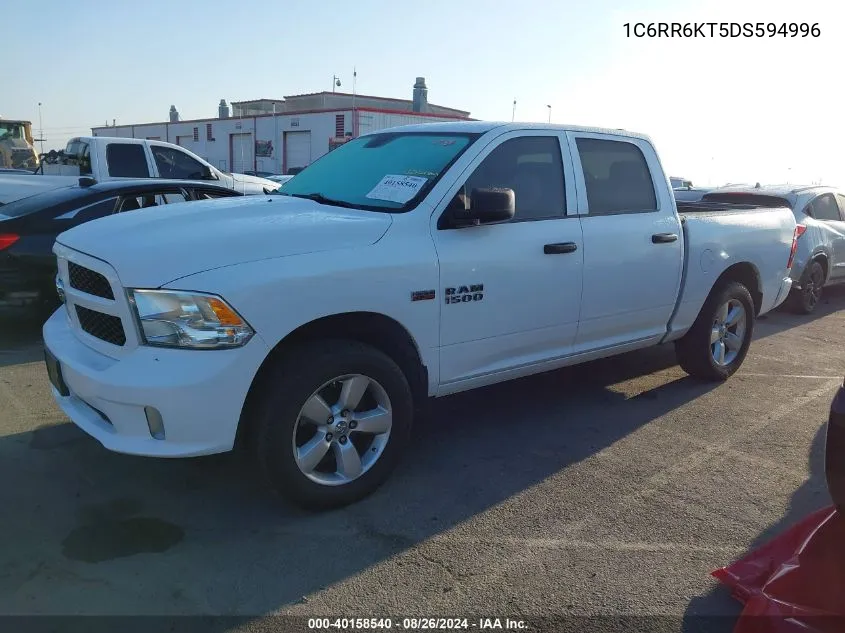 2013 Ram 1500 Express VIN: 1C6RR6KT5DS594996 Lot: 40158540